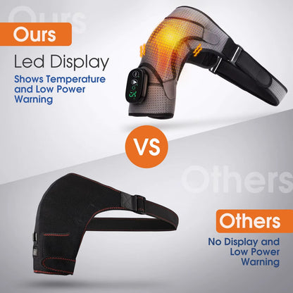 ThermaRelief™ – Electric Heated Shoulder & Knee Massager