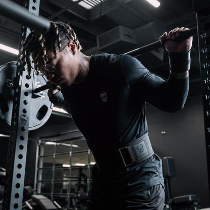 Gymreapers Black/Black 18 Inch Wrist Wraps - IPF, IPL, USPA & USAPL Approved